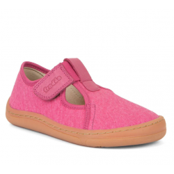 Canvas Shoes-BAREFOOT CANVAS T -bar Fuxia