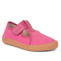Canvas Shoes-BAREFOOT CANVAS T -bar Fuxia