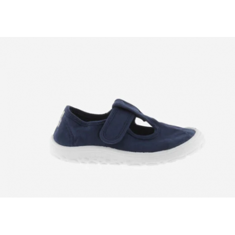 BOSCO BAREFOOT SANDALIA LONA DREC® MARINO
