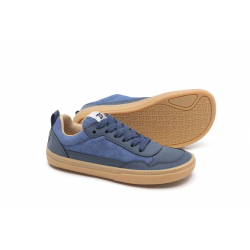 Faura Freekers Azul Denim Microfibra Nobuck Tejano