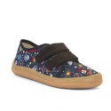 Zapatilla lona Barefoot blue piratas