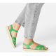 Swimmer Kelly Green Womens Sandals