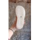 Sandalia micropelle blanco