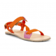 Sandalia Flexy Straps naranja  orange/pink