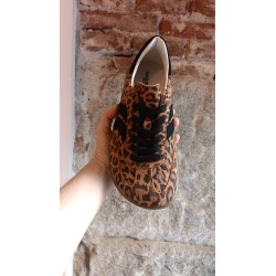 Deportivo Suede leopardo/negro Barefoot 4415