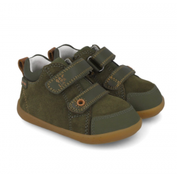 Botines BAREFOOT verdes resistentes al agua 251308-B856