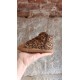 Botín vegano  suede leopardo/negro