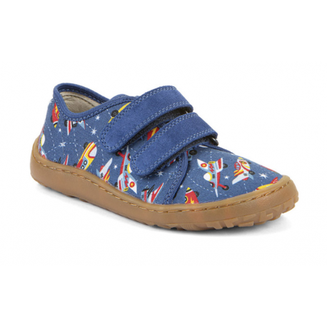 Zapatilla lona Barefoot  BLUE ELECTRIC ESPACIO