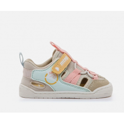 Sandalia FREE BABY Gravel Crudo/Murri Aguamarina