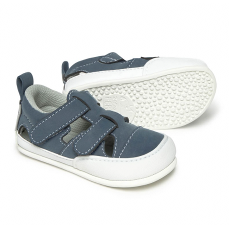 JAvEA  azul denim MICROFIBRA