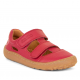 Barefoot Sandals - D-VELCRO SANDAL red