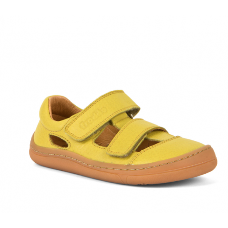 Barefoot Sandals - D-VELCRO SANDAL YELLOW
