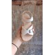 Sandalia micropelle blanco