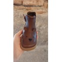 Botín Barefoot conejito  piel marrón
