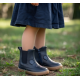 Botín Barefoot conejito  piel Azul