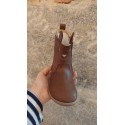 Botín Barefoot conejito  piel marrón