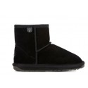 Botas australianas de ante y merino Wallaby Mini BLACK