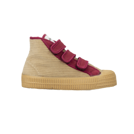 BOTIN Star Dribble Kid Velcro Pana beige/Bordo.