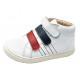 BOTINES DEPORTIVOS TOUR SPACE LEATHER SNEAKERS - SNOW/NAVY/RED