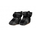 Babies & Toddlers Jaquard Soft slippers - Red/Black Checker