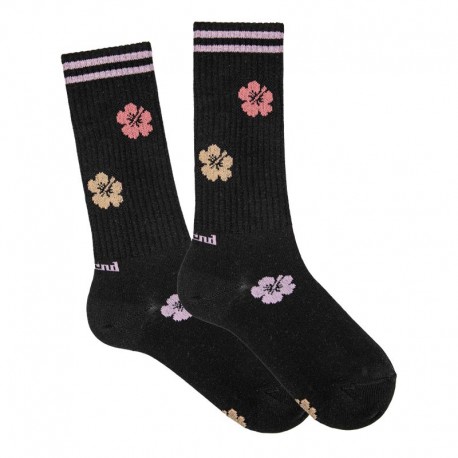 CALCETINES SPORT HIBISCUS NEGRO