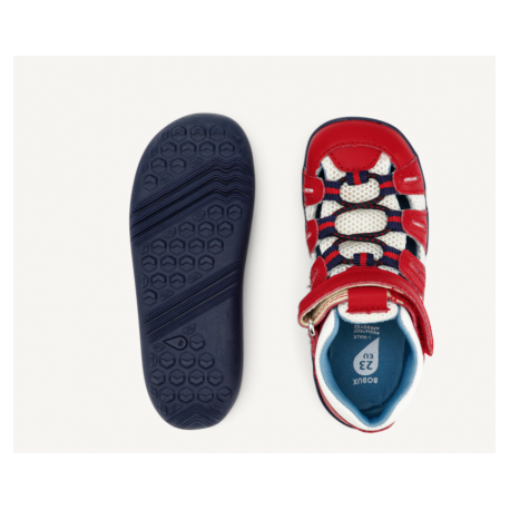 STEP UP. SANDALIA Summit Red + Navy