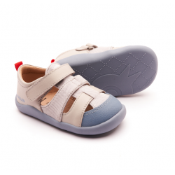 SANDALIA  FRESH JUICE   gris/BRIGHT RED / INDIGO
